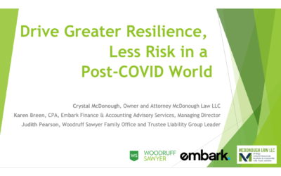 Drive Greater Resilience, Less Risk in a Post-COVID World