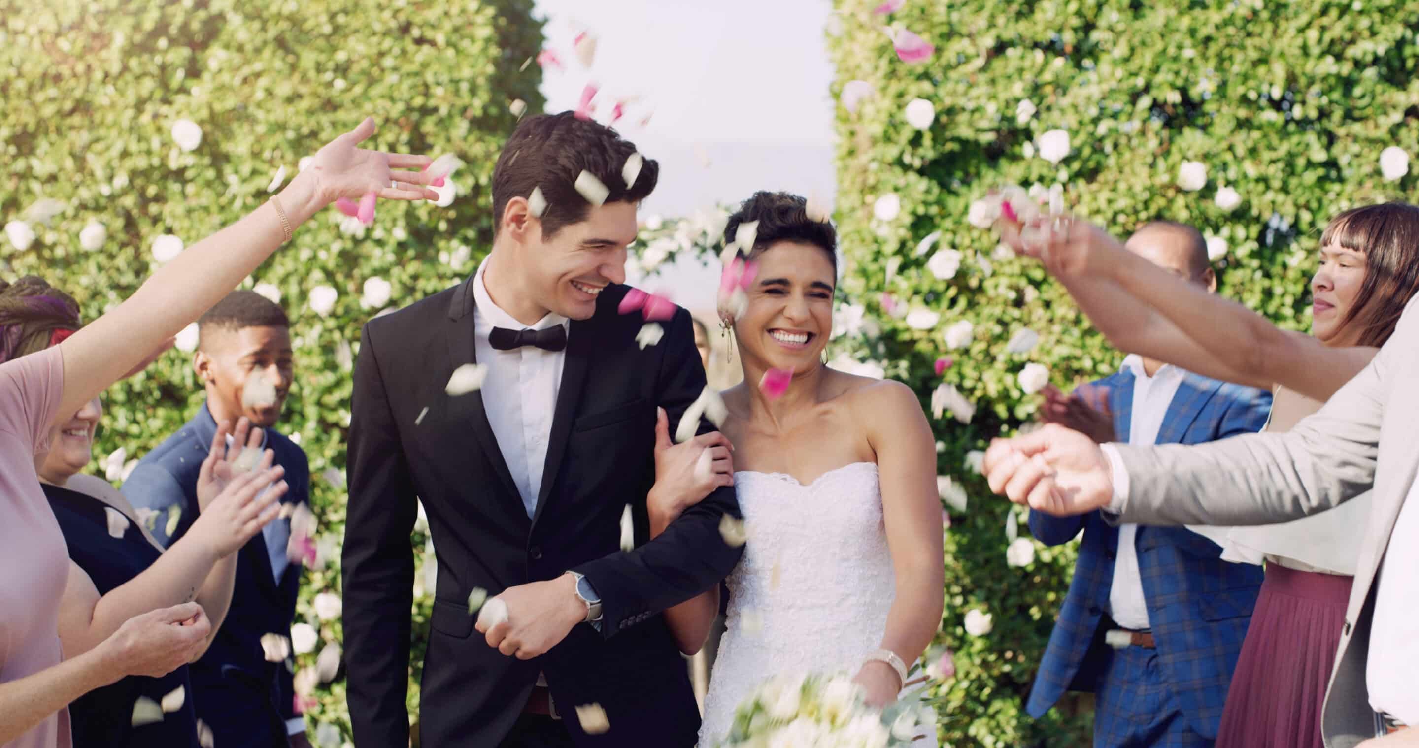 newly wed couple